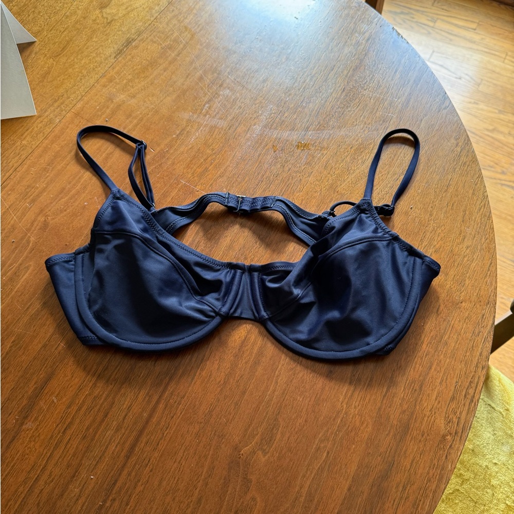 J Crew NWOT underwire bikini top